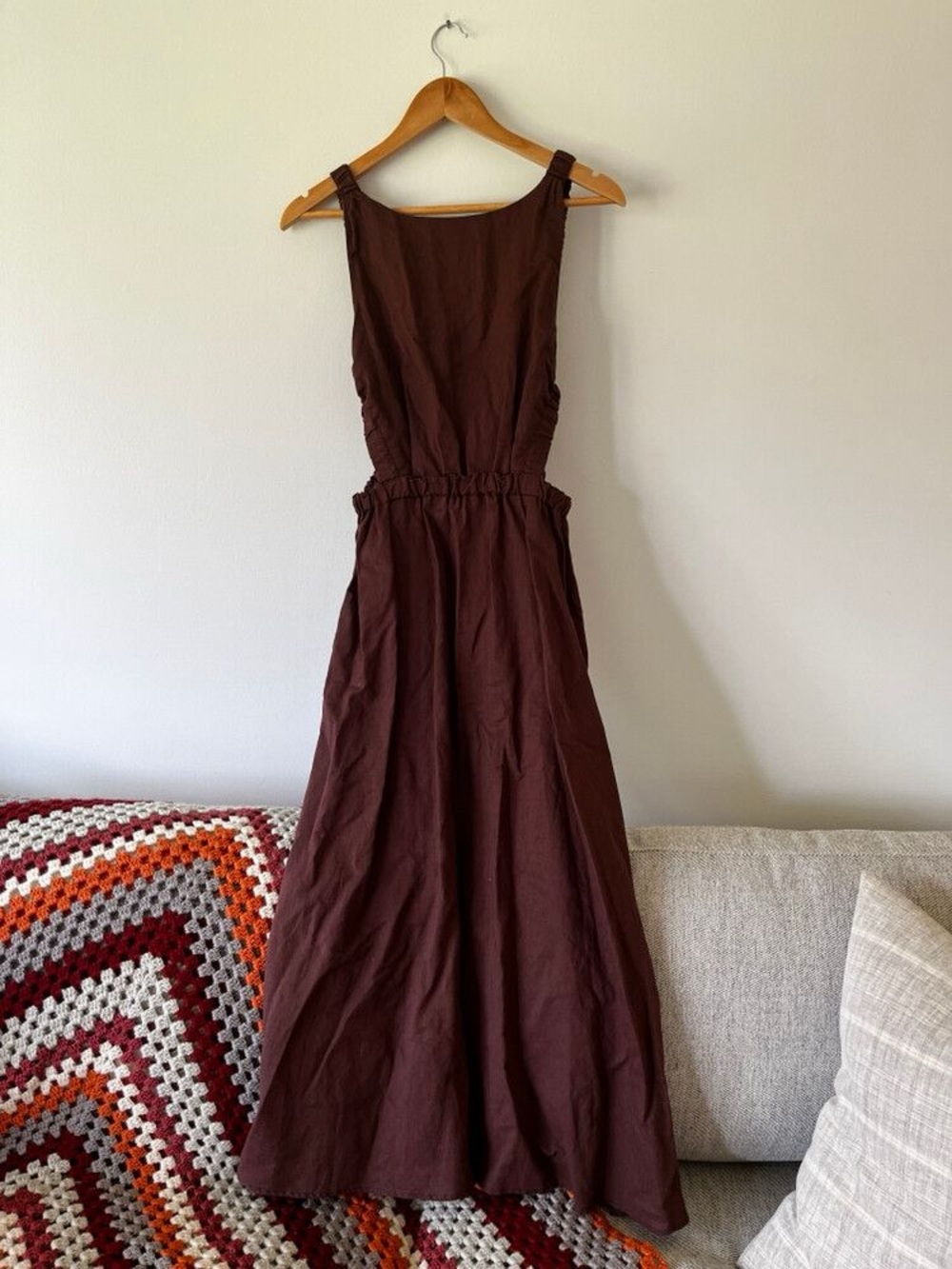 Petal & Pup Brown Sleeveless Maxi Dress - Esther Dress
